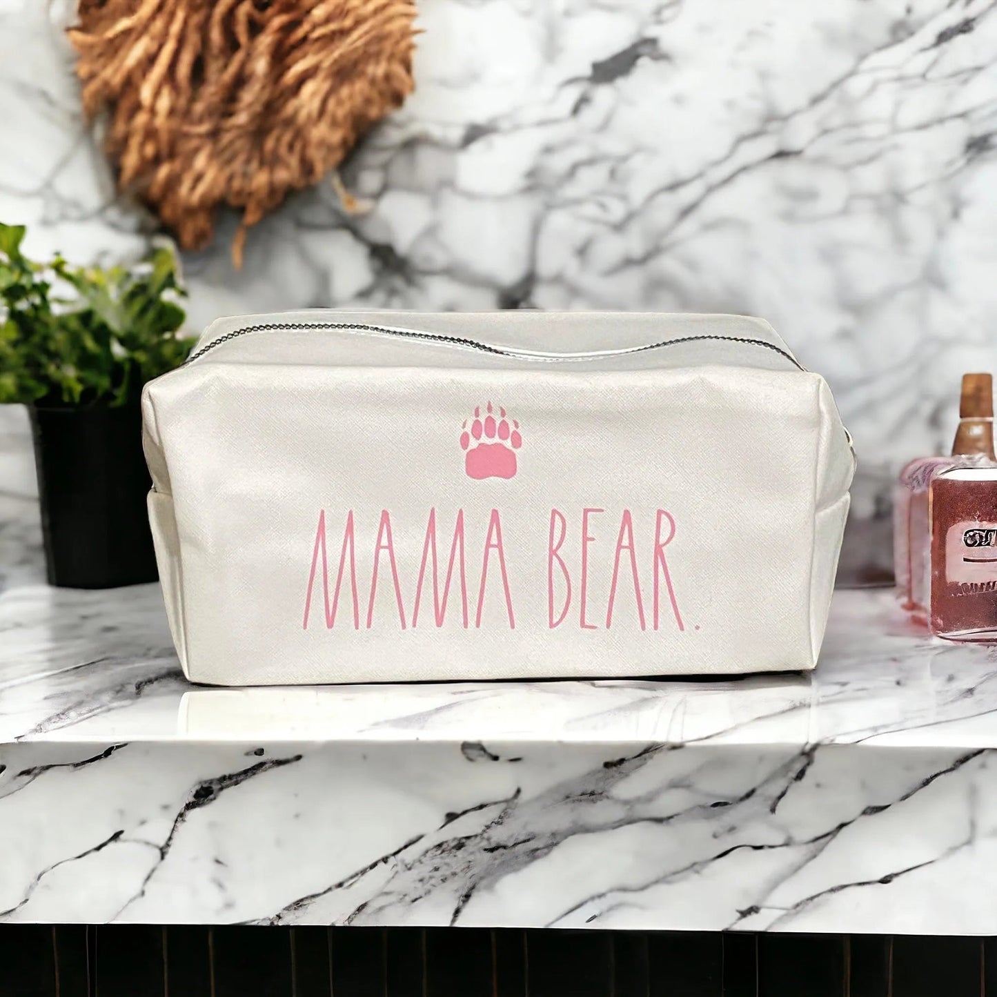 Rae Dunn Cosmetic Bag – Chic Travel Makeup Organizer - Face Essential