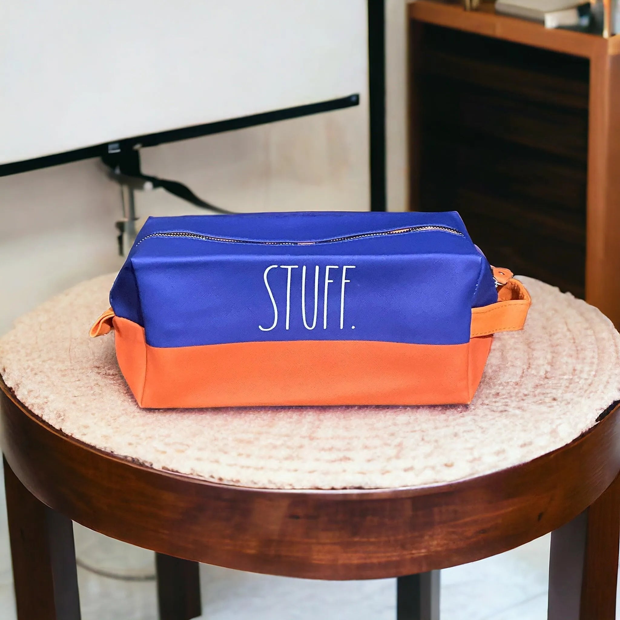 Rae Dunn Cosmetic Bag – Chic Travel Makeup Organizer - Face Essential