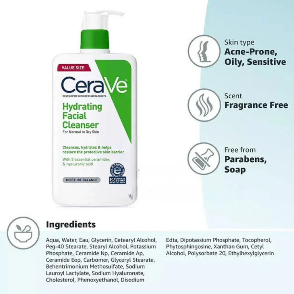 CeraVe - Hydrating Facial Cleanser