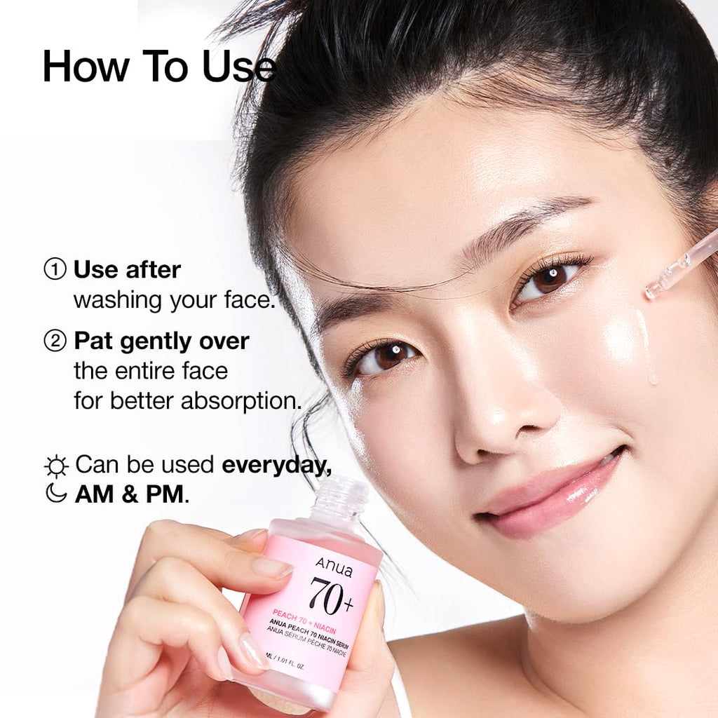 ANUA Peach 70 Niacinamide Serum