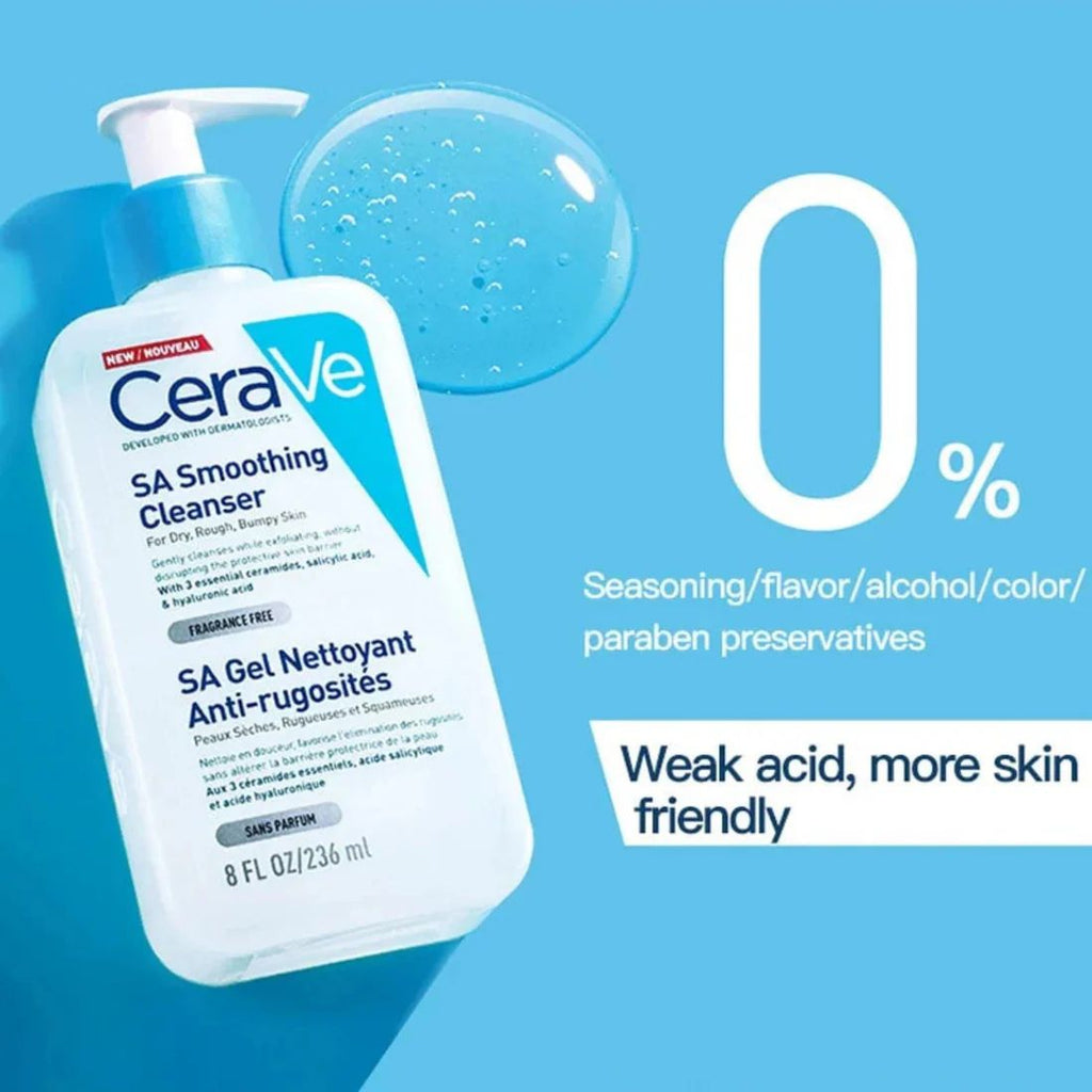 CeraVe SA Smoothing Cleanser for Dry, Rough & Bumpy Skin