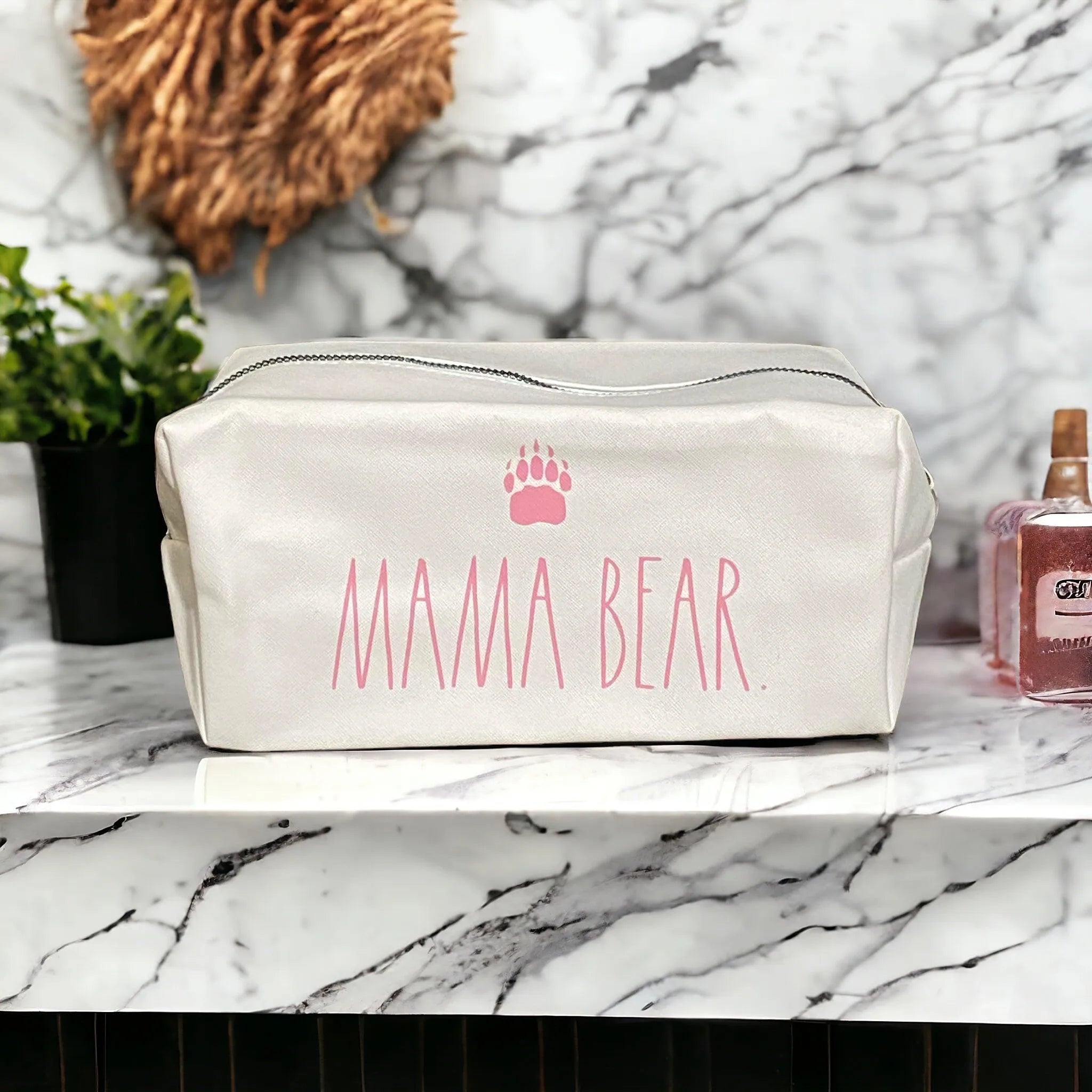 Rae Dunn Cosmetic Bag – Chic Travel Makeup Organizer - Face Essential